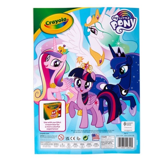 Kids’ Crayola Coloring Books With Stickers (3) & Mondo Llama 24ct Crayons - Picture 5 of 13